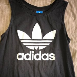Black adidas tank top
